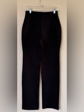 NWT Quince Ultra-Stretch Ponte Straight Leg Pants Black - Size Small